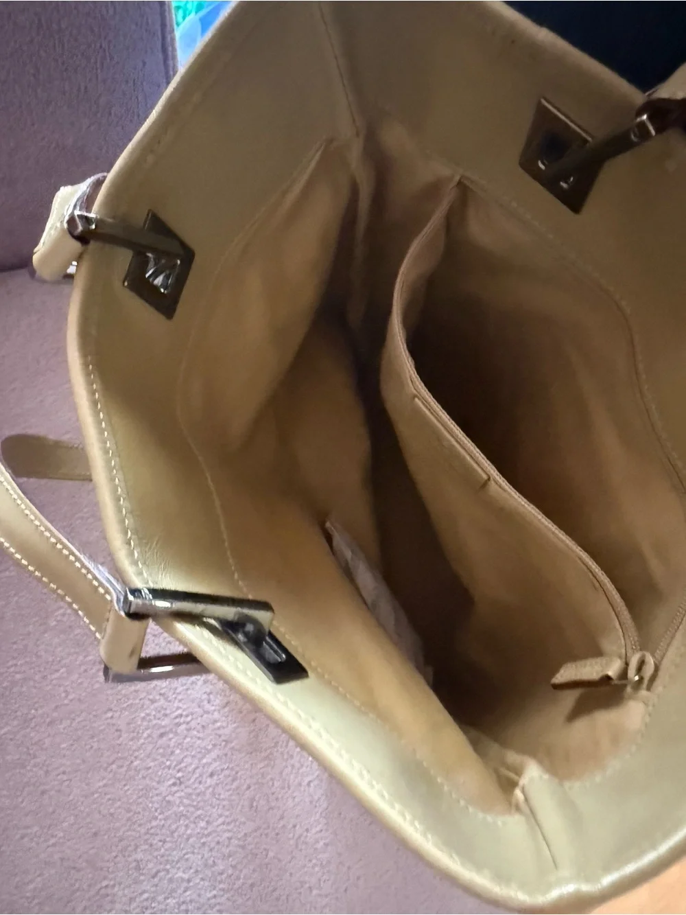Rare Vintage Gucci Tom Ford Era Pink Nylon/Canvas Minimalist Tote Bag